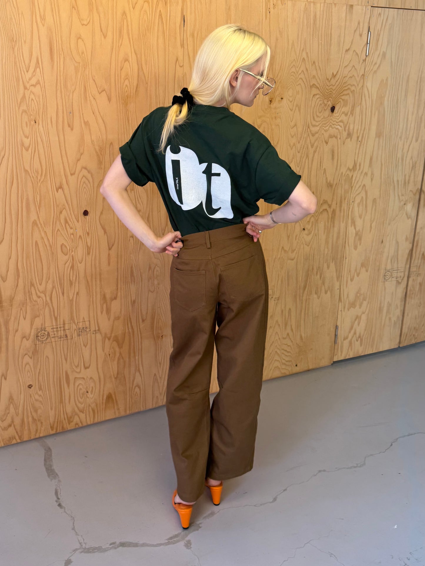 Garden denim pants