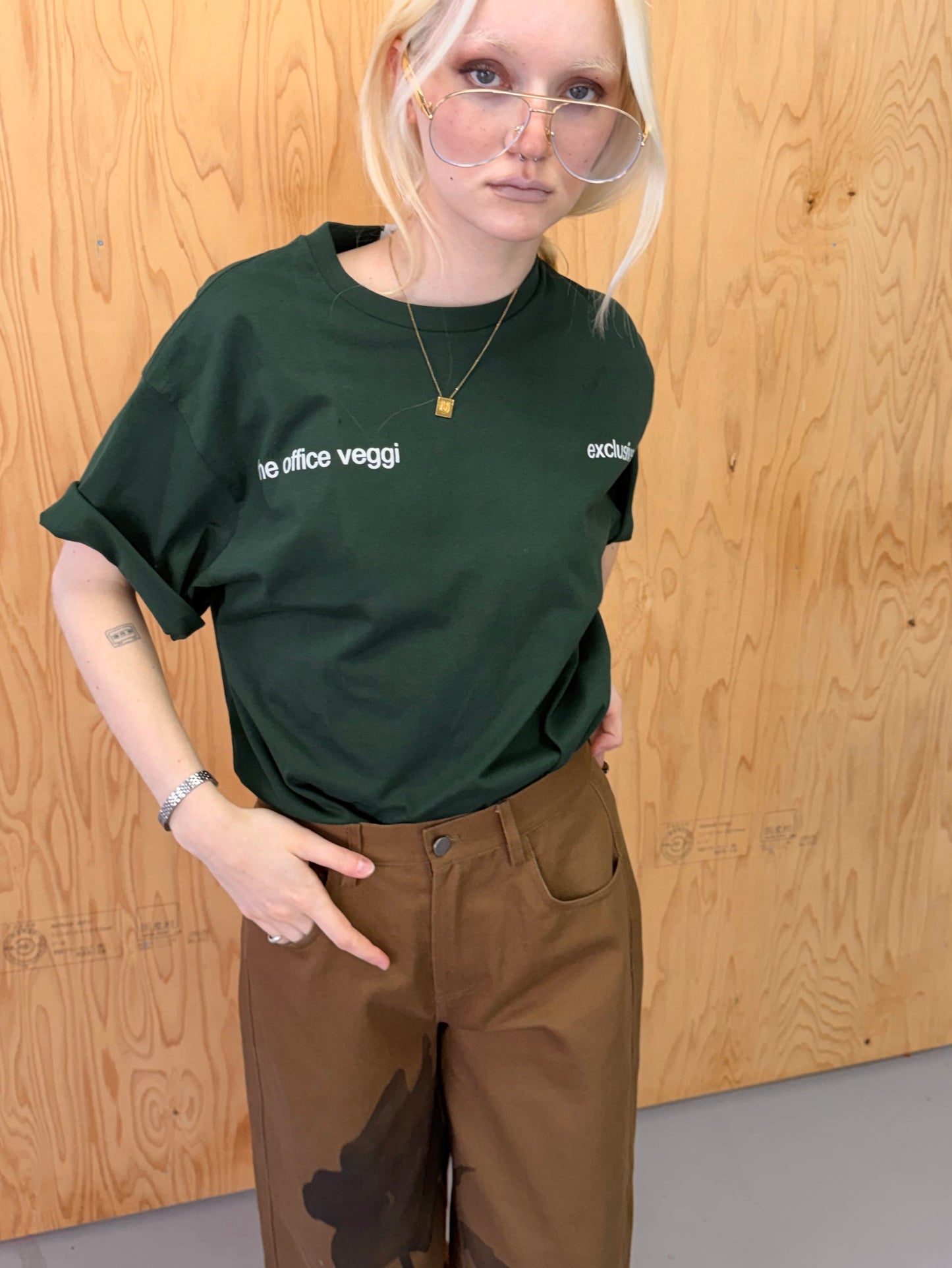 Garden denim pants