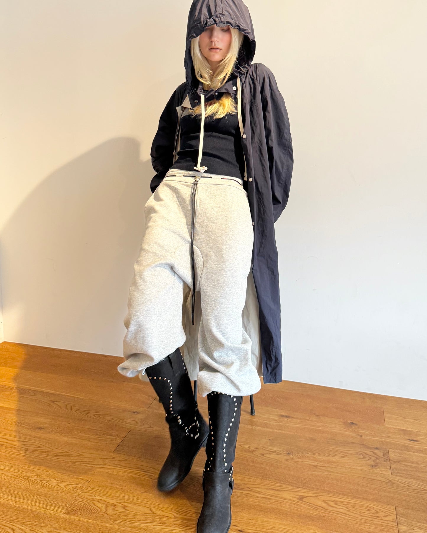 【10末再入荷予定】Studs long boots