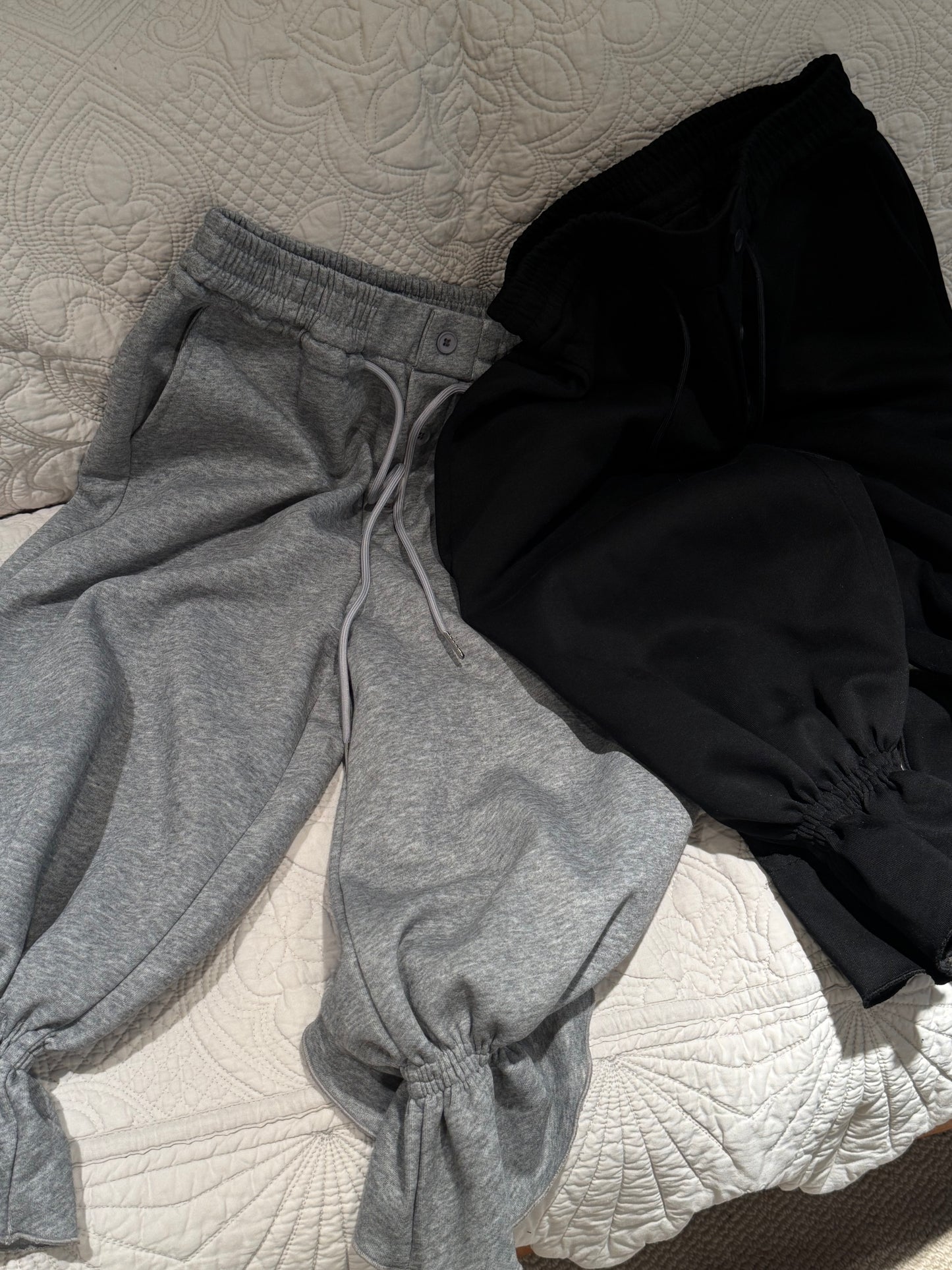 Button sweat pants