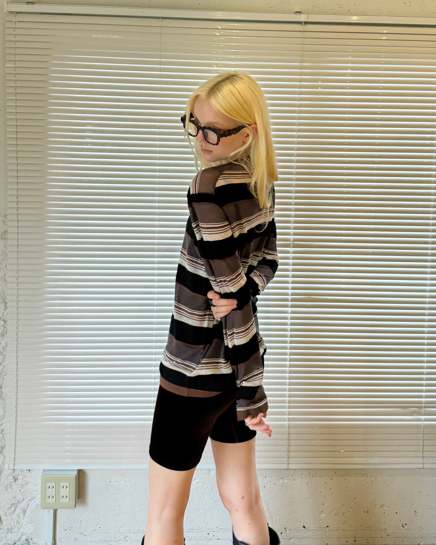 Soft knit long tee