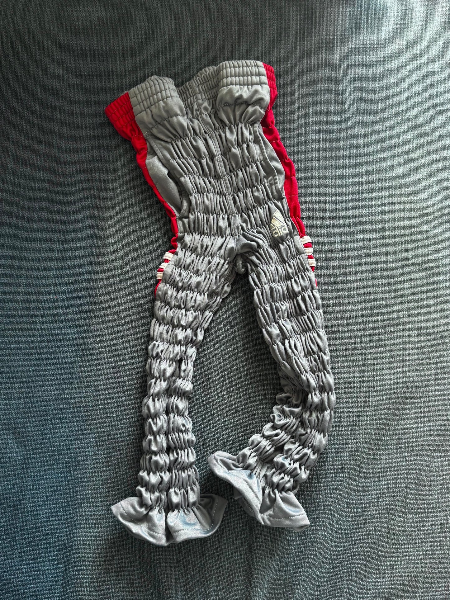 Gather jersey pants gray