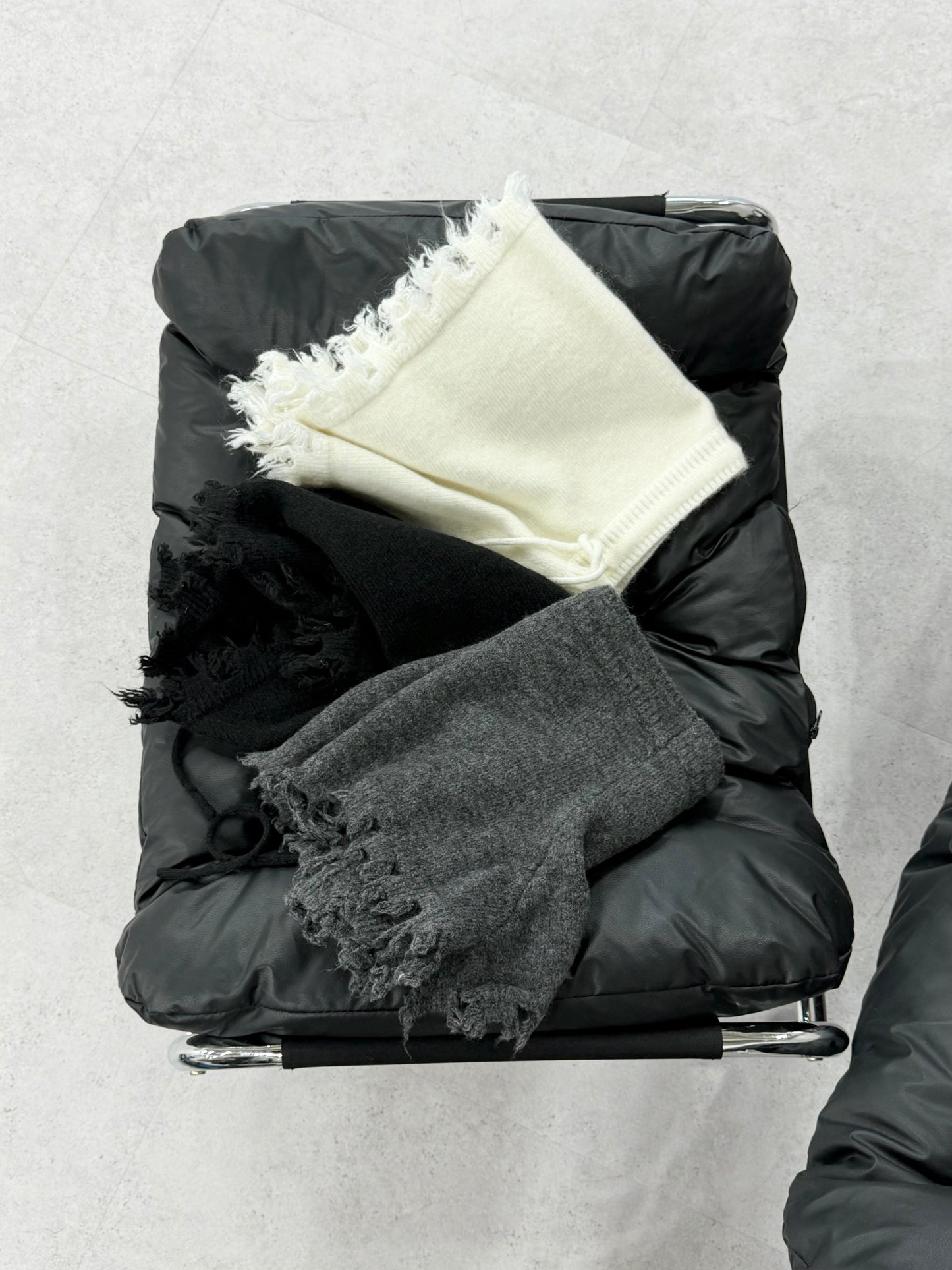 Boro knit pants