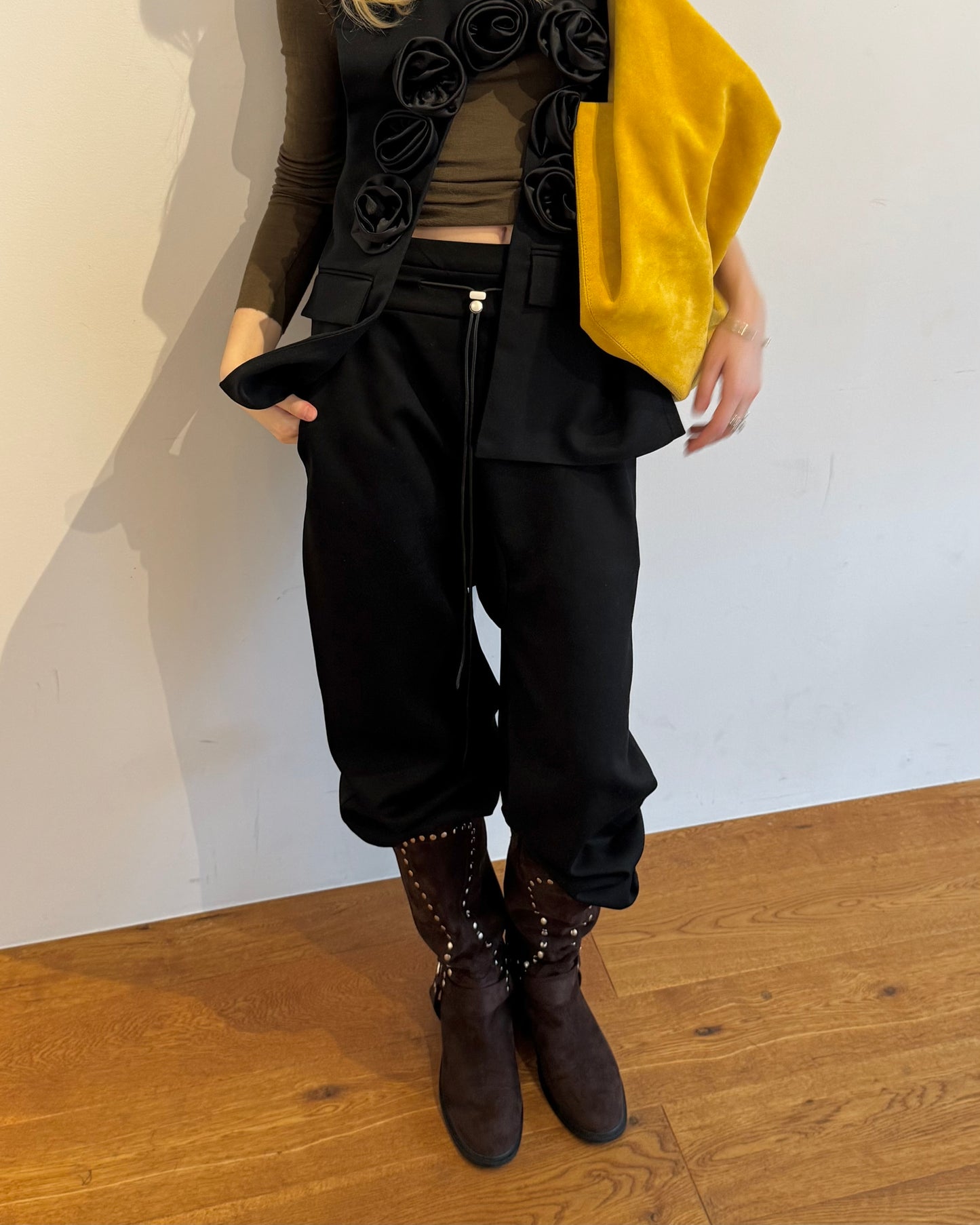 【10末再入荷予定】Studs long boots