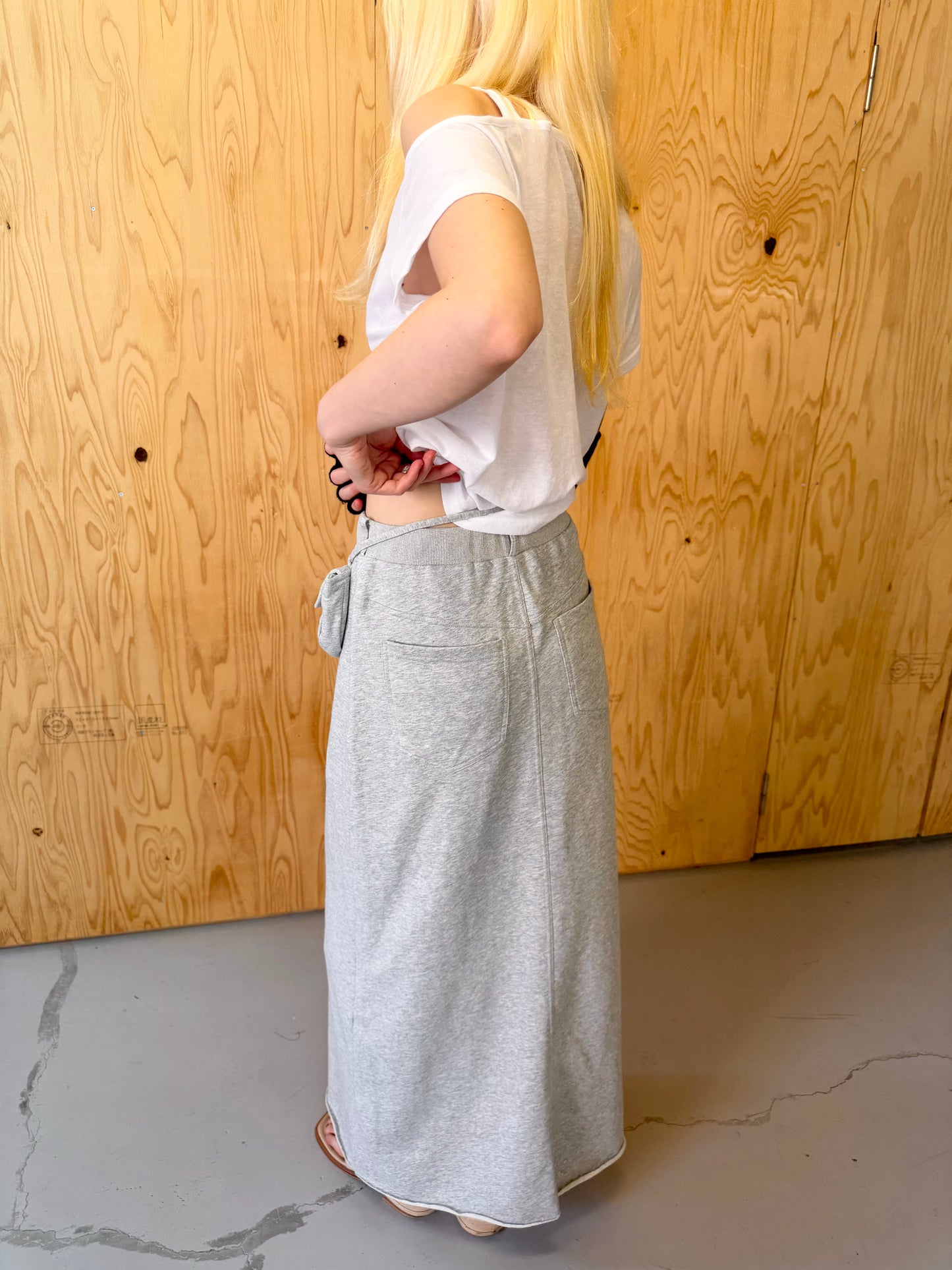Pocket sweat skirt
