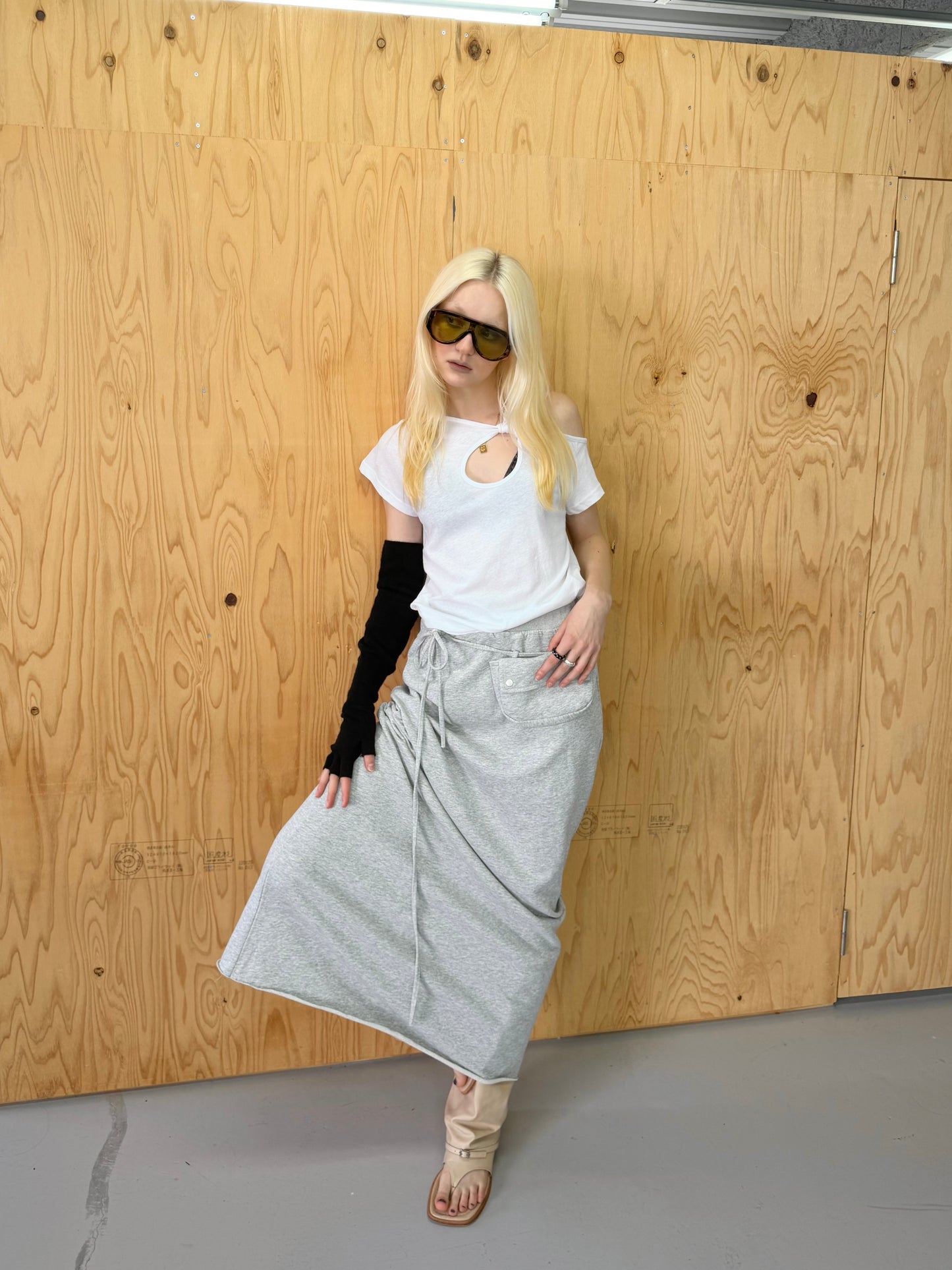 Pocket sweat skirt