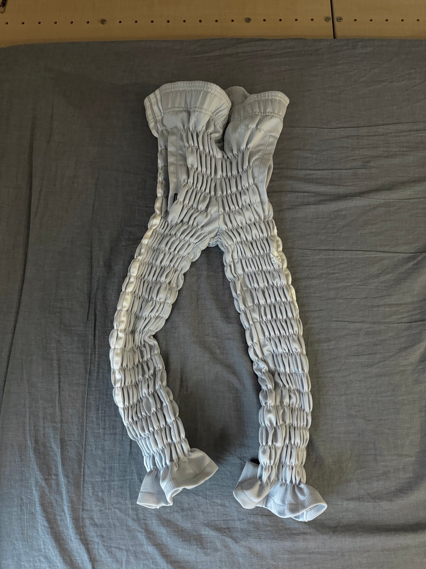 Gather jersey pants gray