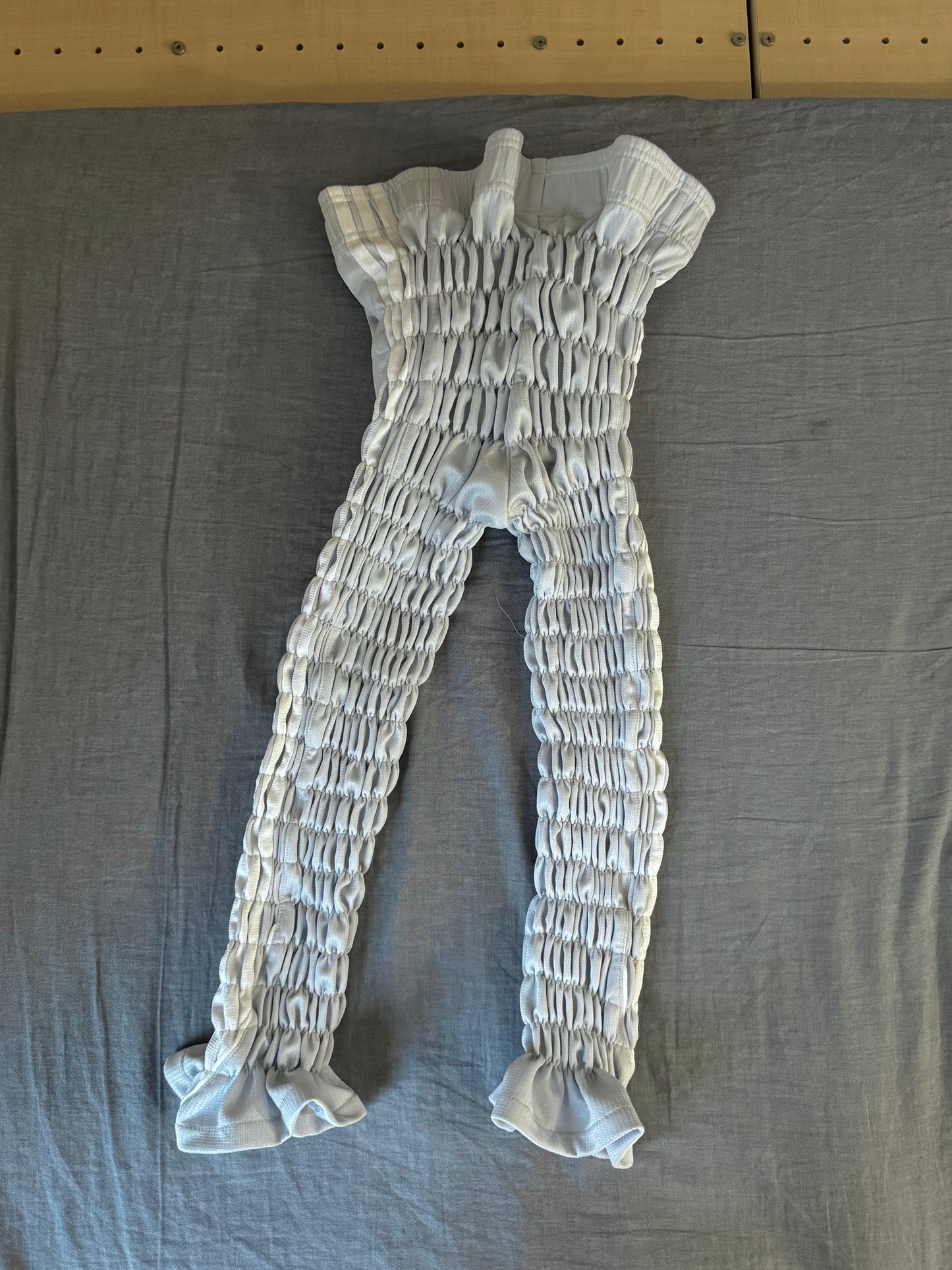 Gather jersey pants gray