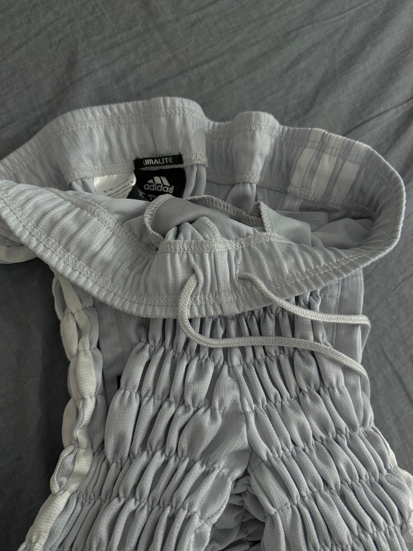 Gather jersey pants gray