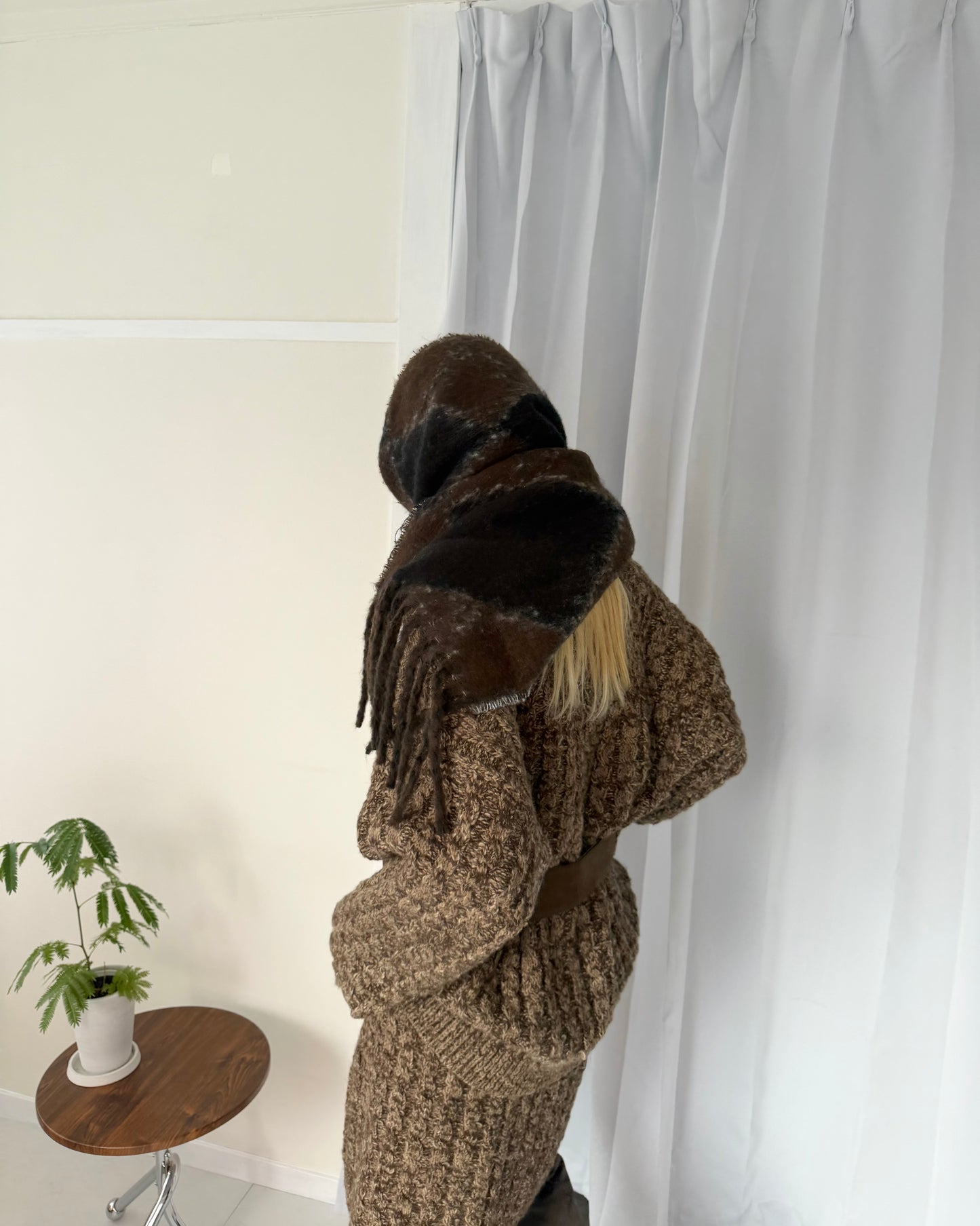 Pixelization knit set up