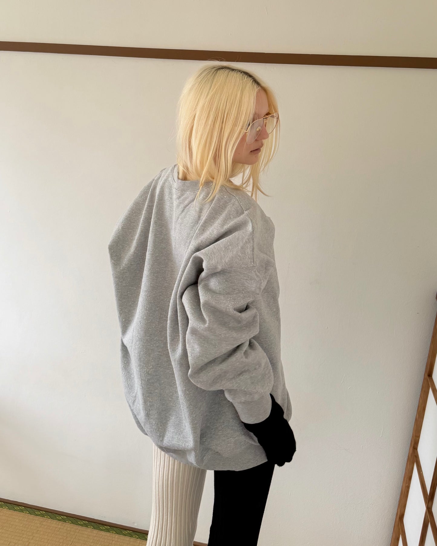 Oversized boro sweat