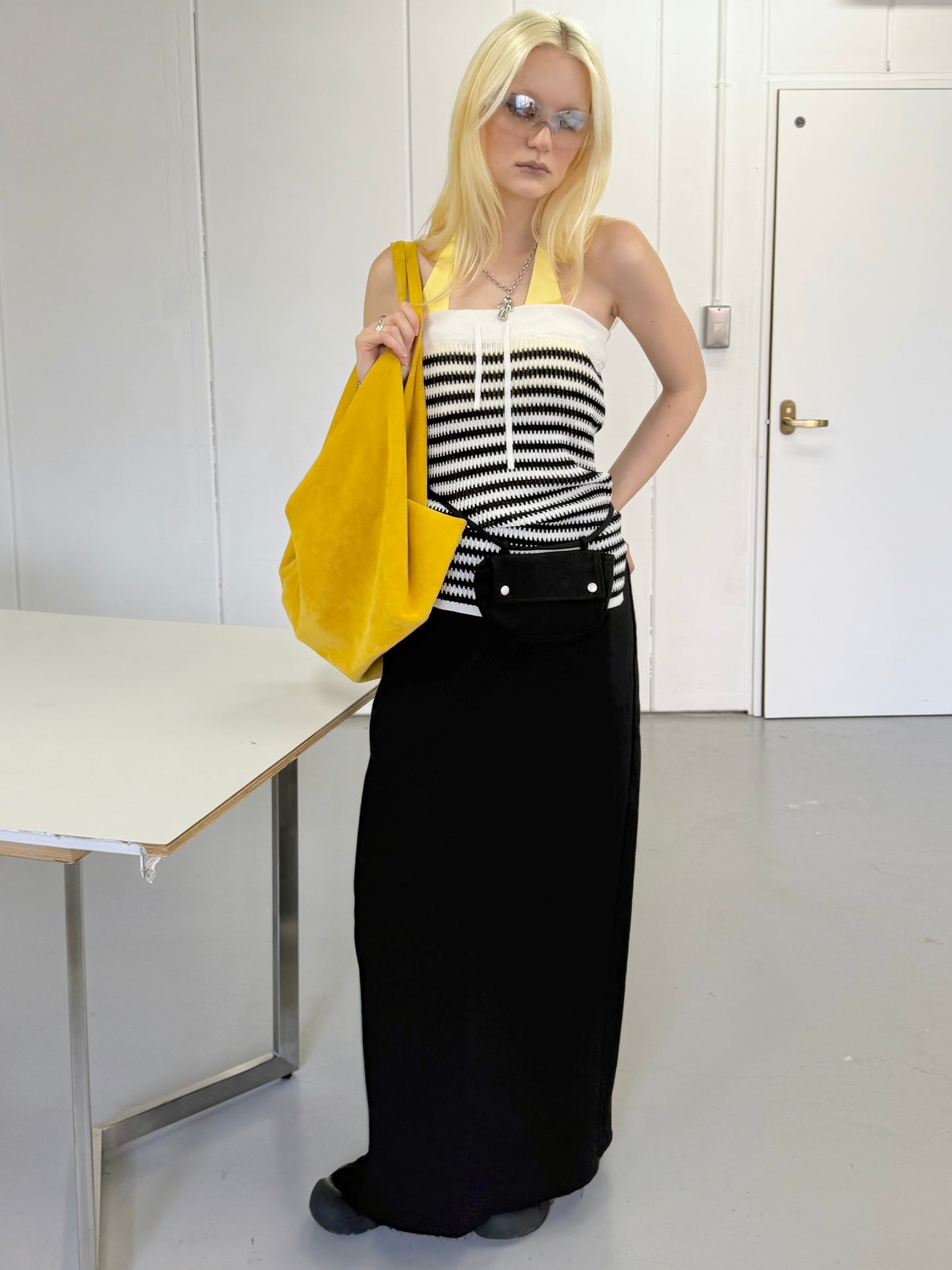 Pocket sweat skirt