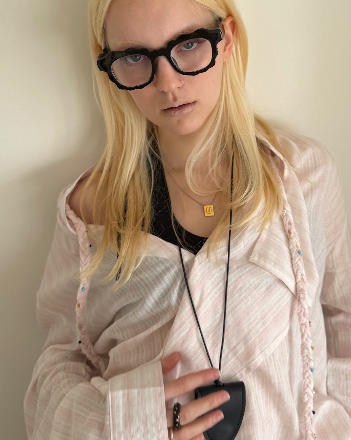 Frill megane set