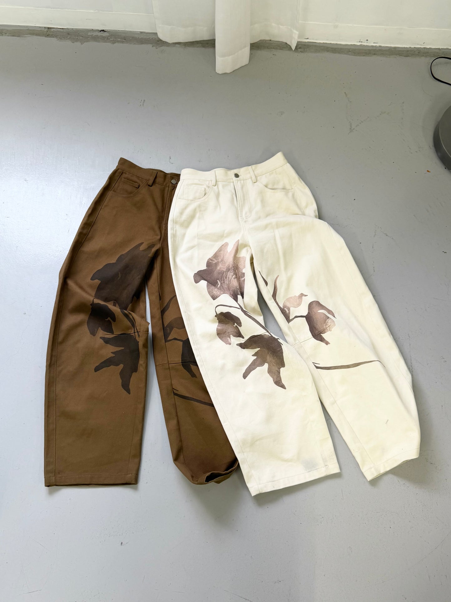 Garden denim pants