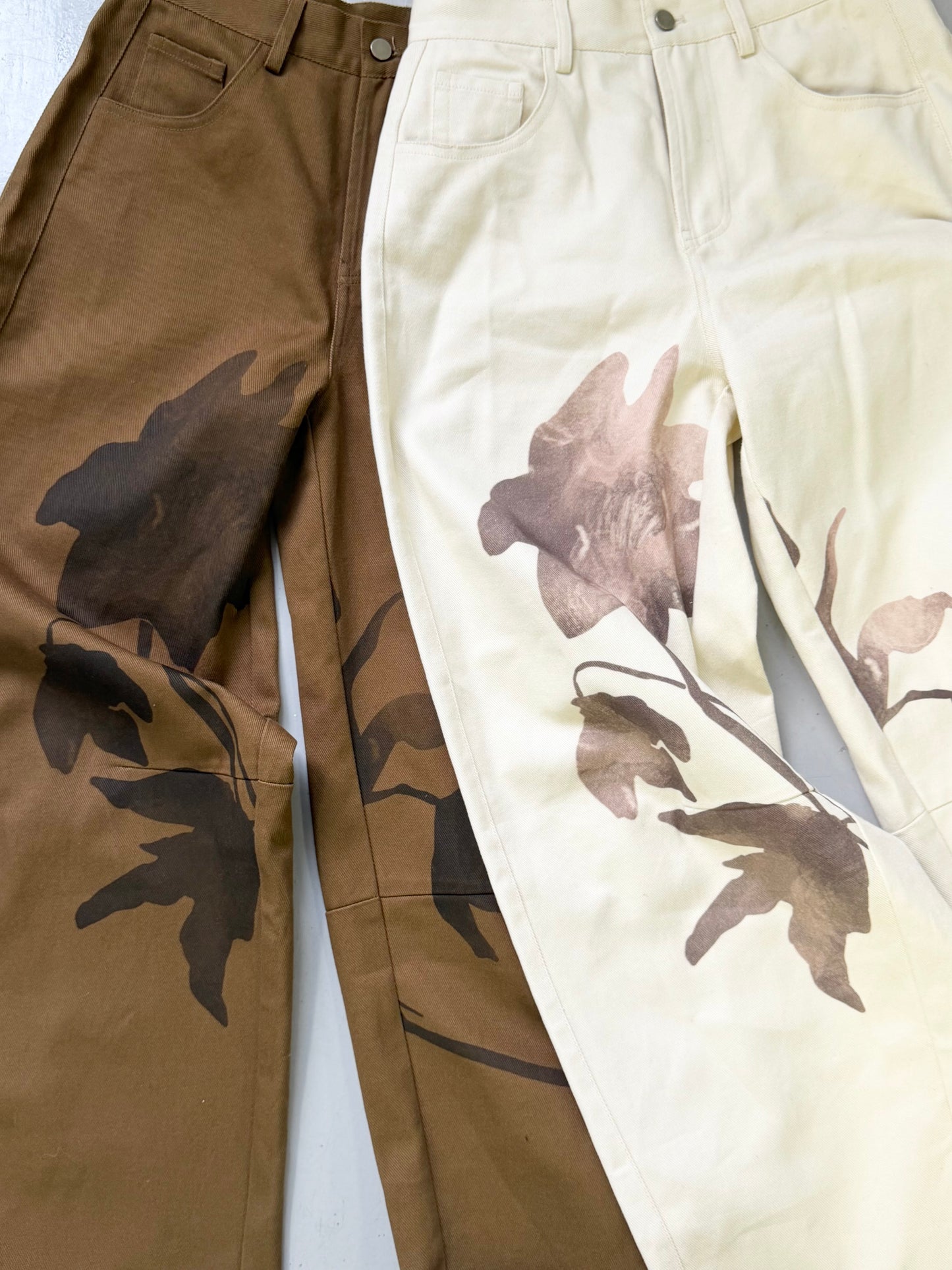 Garden denim pants