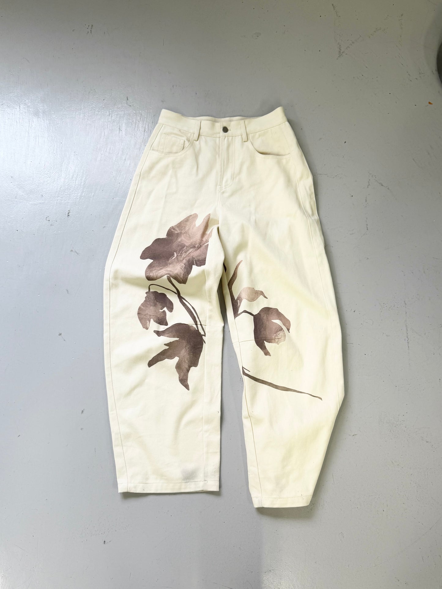 Garden denim pants
