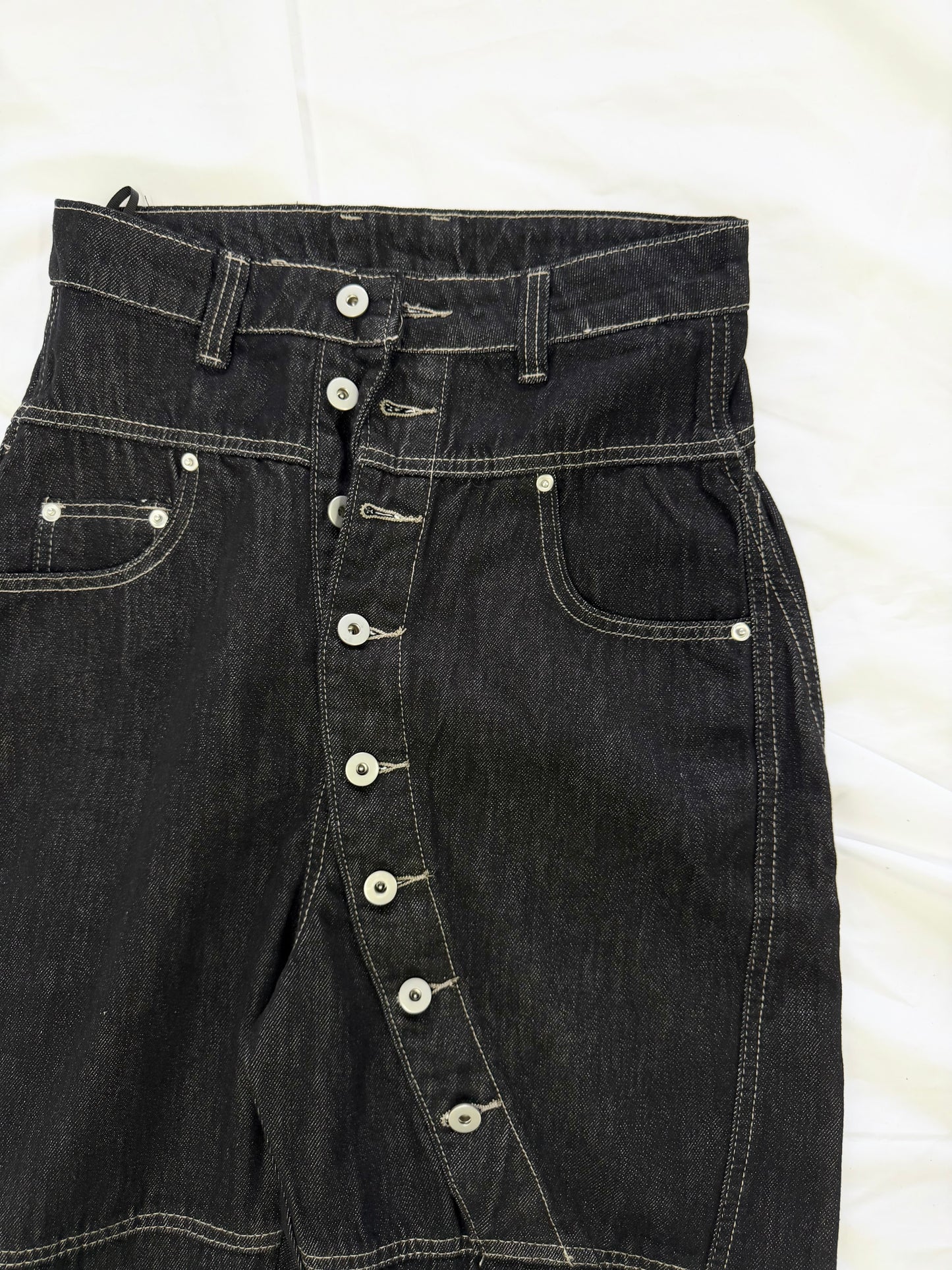 button denim pants