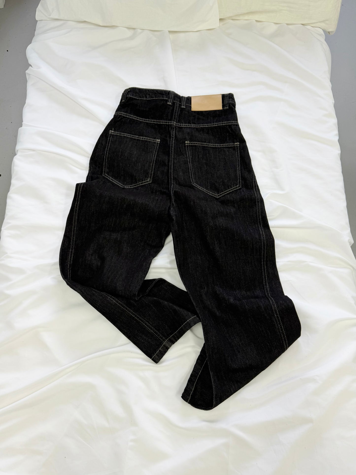 button denim pants