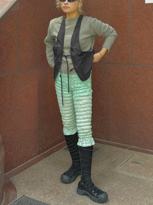 Gather jersey pants mint