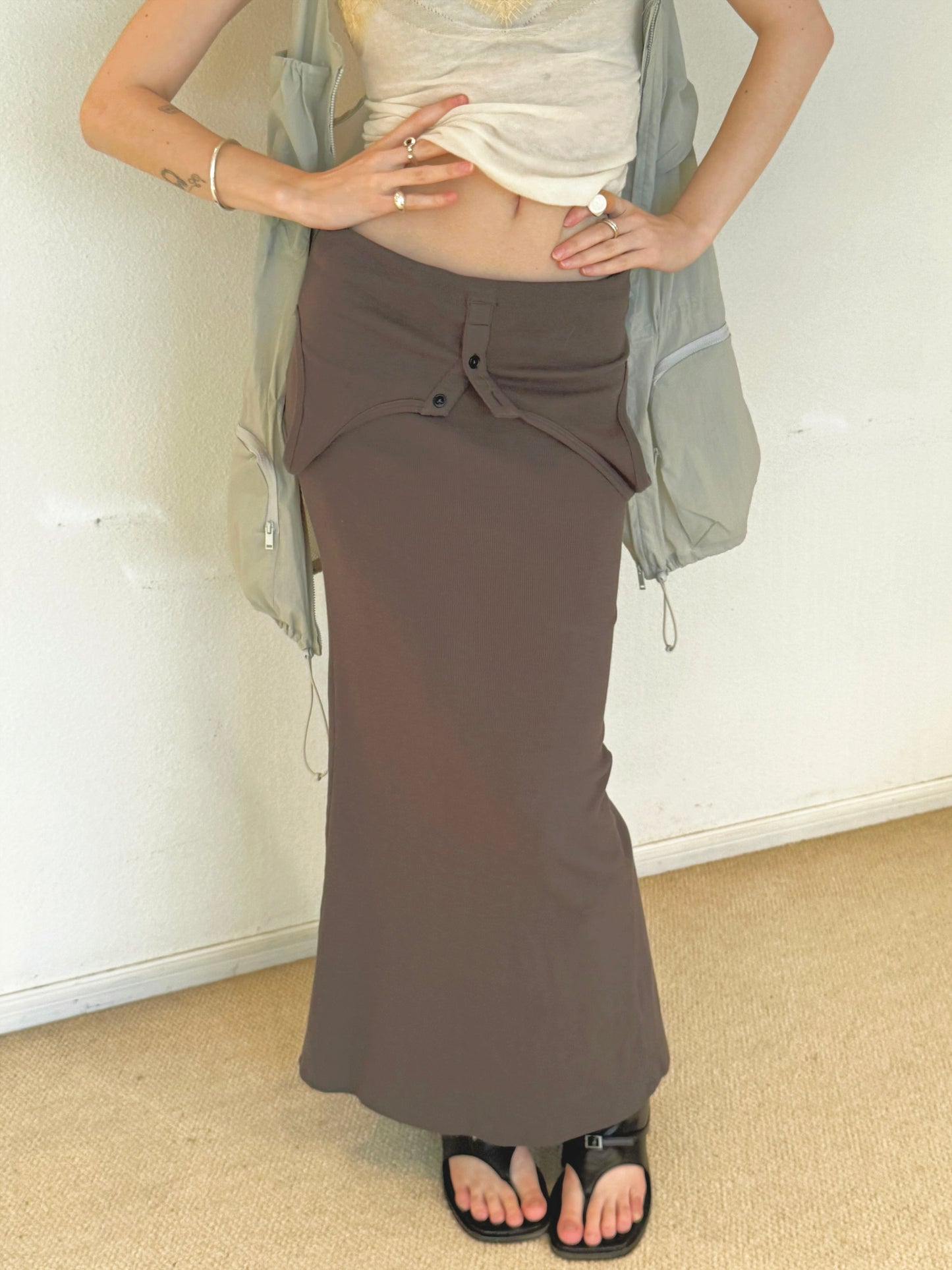 【10末再入荷予定】 Tanktop pencil skirt