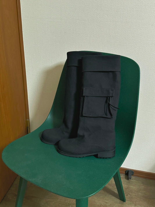 Pocket long boots