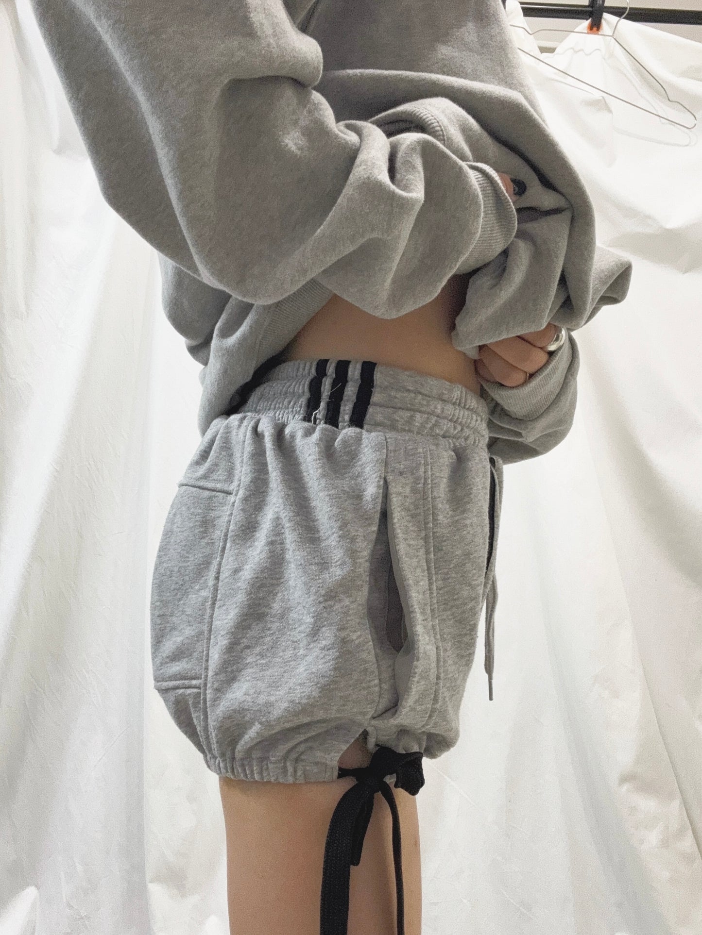 Drawers jersey pants gray