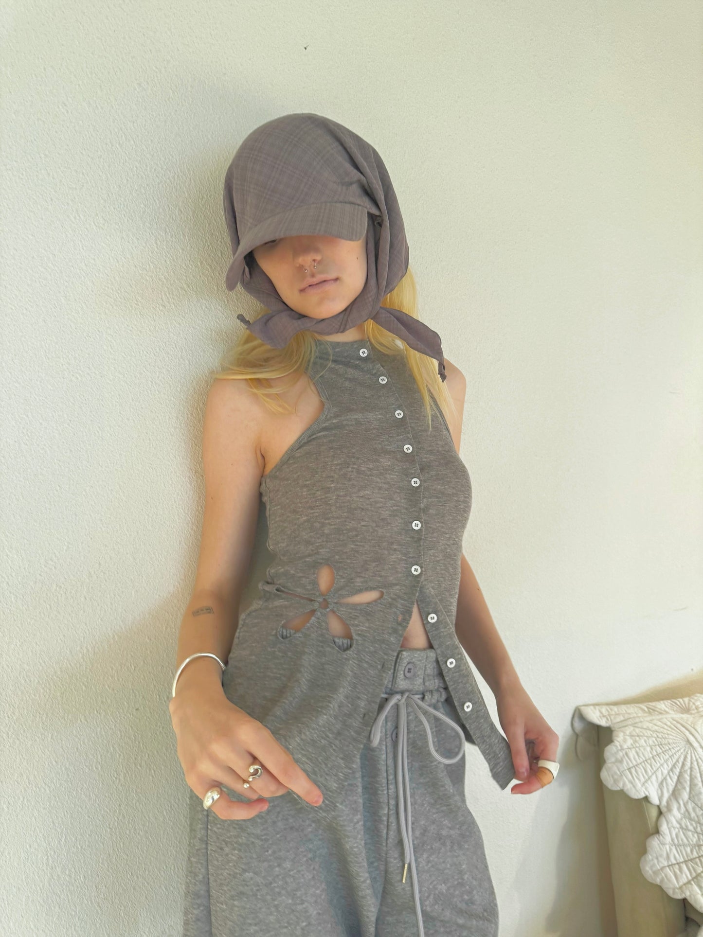 Button sweat pants