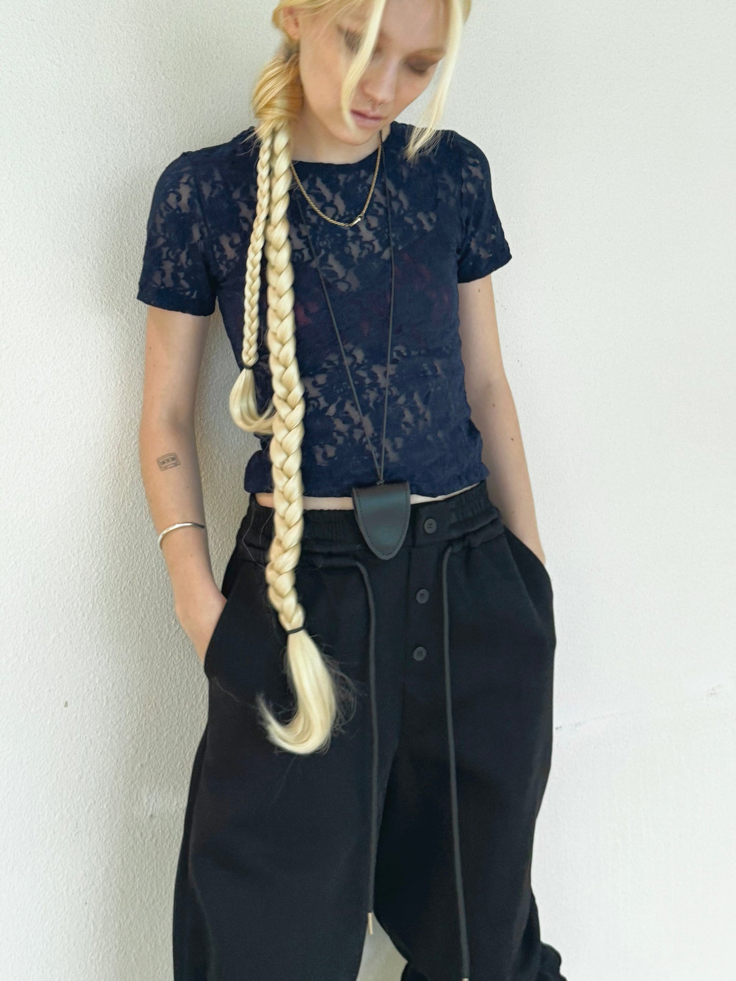 Button sweat pants