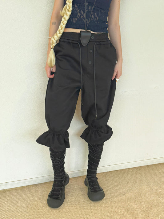 Lace up long boots