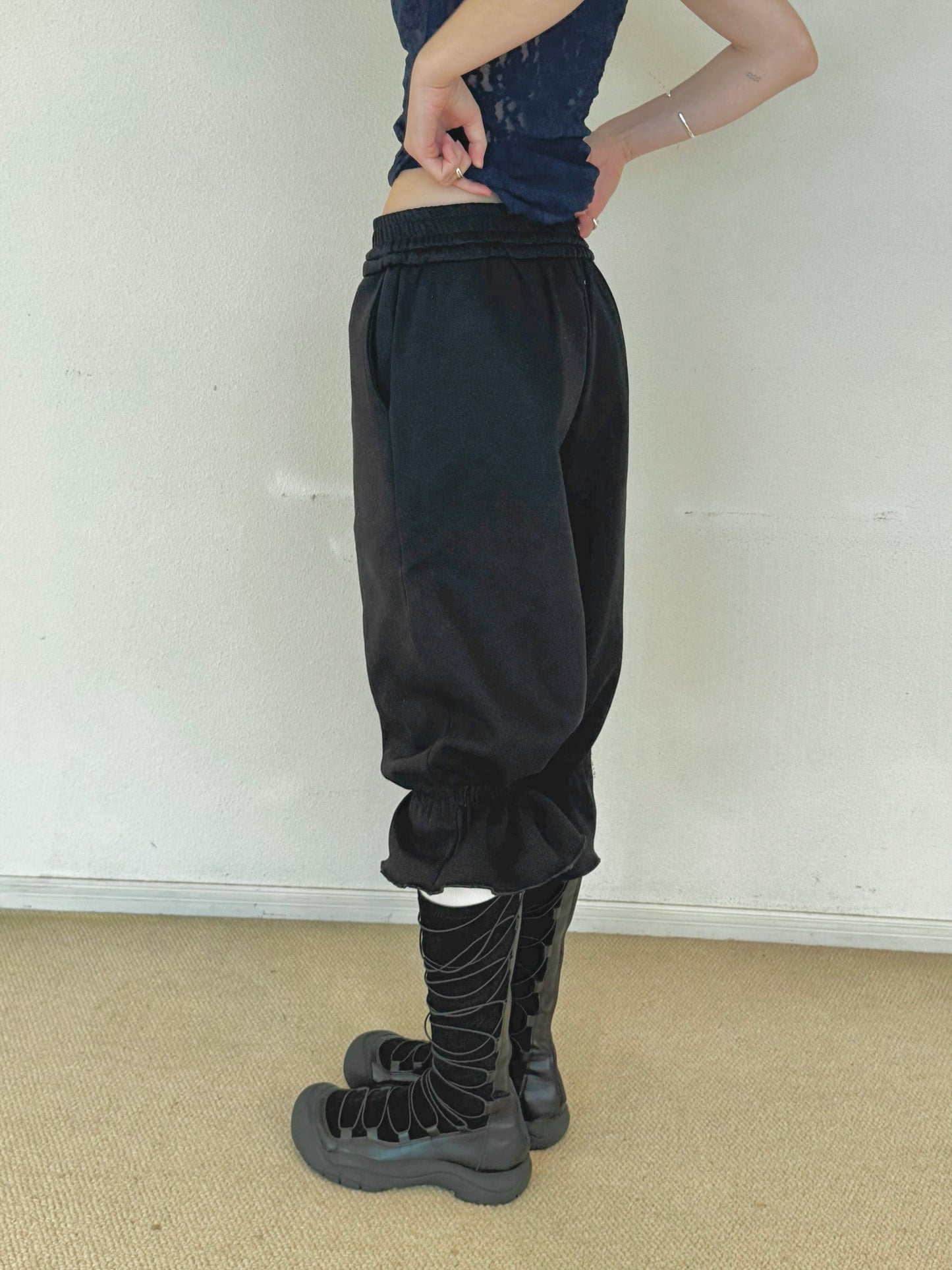 Button sweat pants