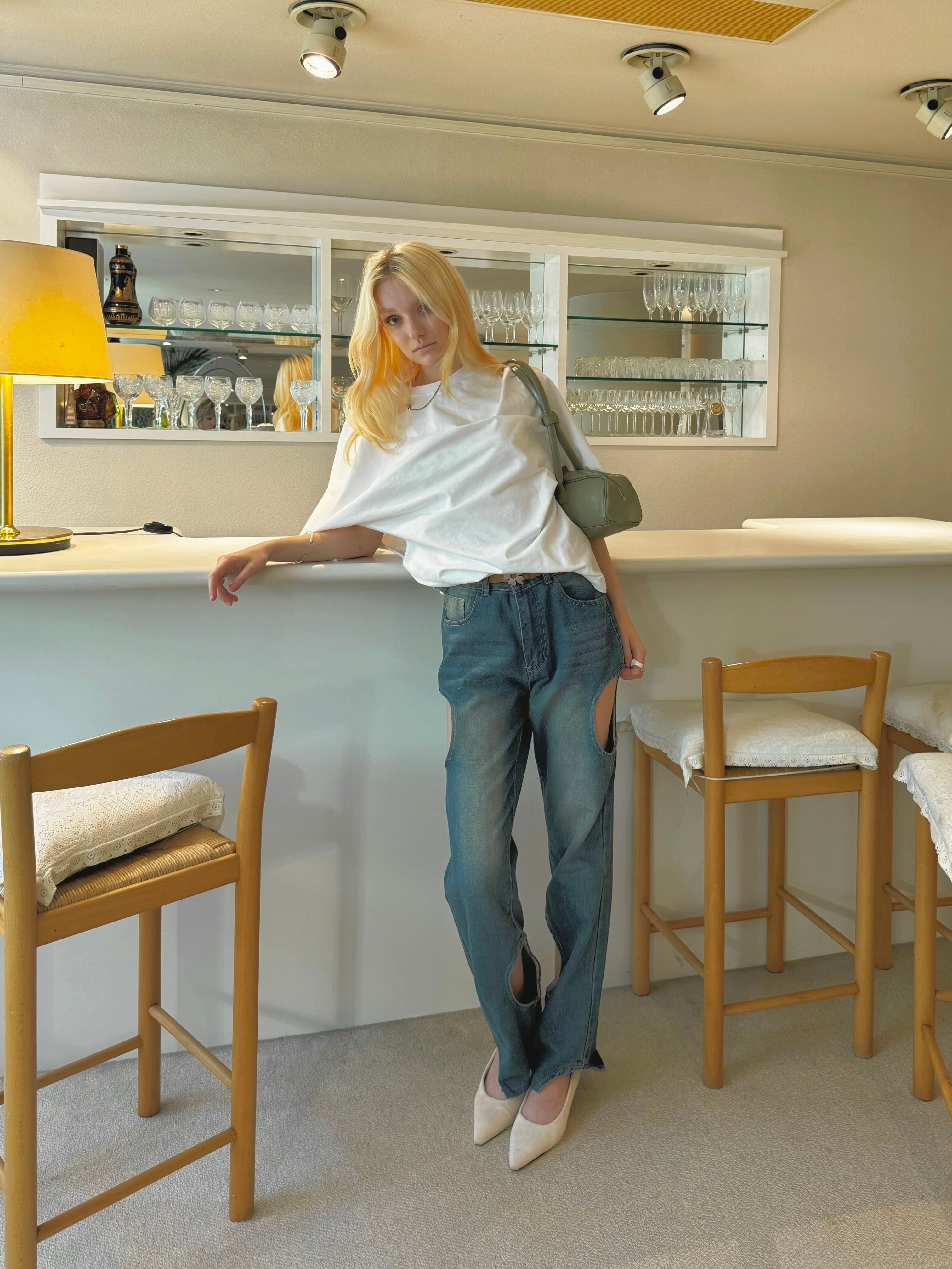NYXU cheese denim pants チーズデニムパンツ Cheese denim pants – innerTALK