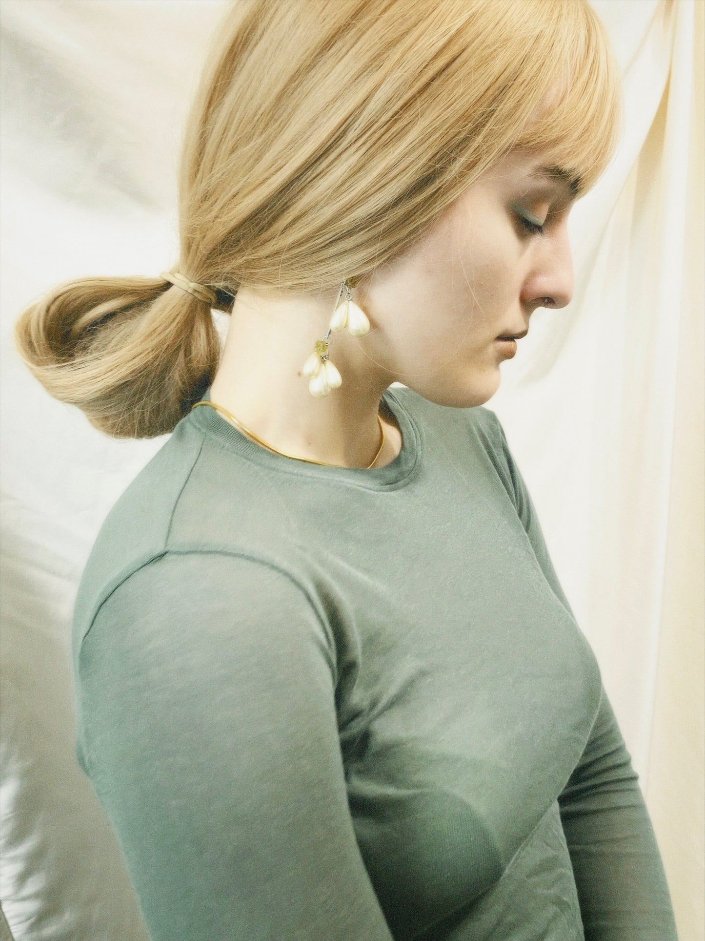 Pistachio earrings